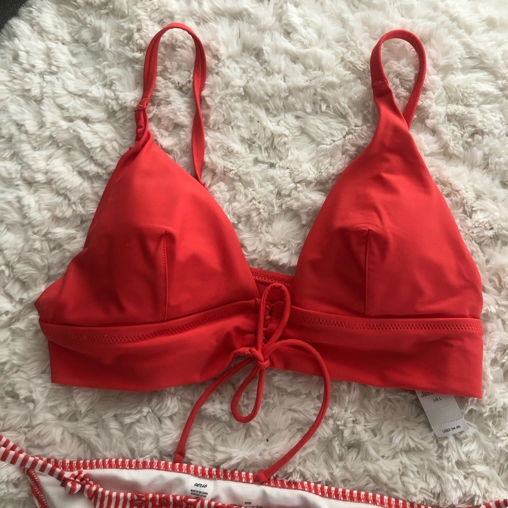 Aerie Bikini Coral set - Picture 2 of 3